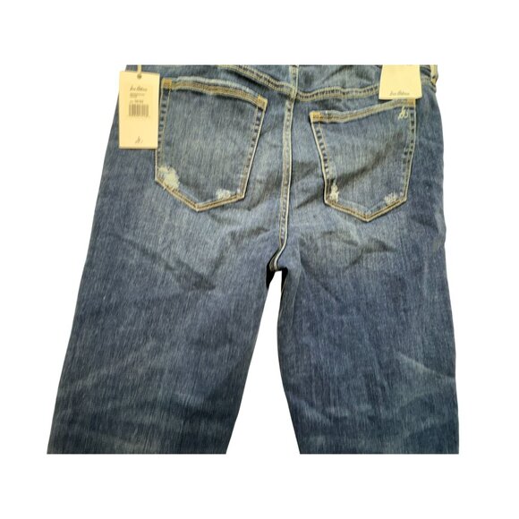 Sam Edelman Womens Stiletto Crop Boot Jeans Size 14/32 High Rise Blue Denim - Picture 14 of 16